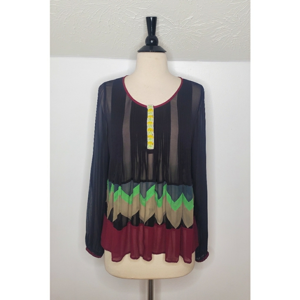 Anthroplogie Sela Peasant Blouse - Picture 2 of 8